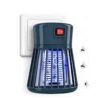 Priz Tipi Elektrikli Sinek Öldürücü Lamba, 1w Güç, Ac 100-240v Giriş, 600-800v Çıkış Voltajı, İç Mekan Kullanımı İçin Elektrikli Böcek Kontrol Lambası Ltx-01 Haki Yeşil 10 Parça Siyah