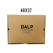 48X37Cm Ebatında 25 Adet Üretim Fazlası Yazılı Karton Kutu