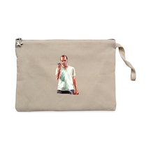 GTA Conspirator Krem Clutch Astarlı Cüzdan / El Çantası Krem