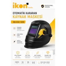 Otomatik Kararan Kaynak Maskesi Ayarlanabilir Kaynakçı Maskesi Tıg Mıg Mma Uyumlu