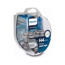Philips Diamond Vision H4 Beyaz Ampul 12342Dvs2 - 2'Li Ampul