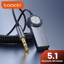 Toocki Bluetooth Araç Kiti 5.1 Navigasyon Destekli Hi-fi Ses