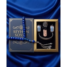 Special Seri Lüks Kitap Kutulu Bakır Takı Seti Ve Tesbih Kombini - Kolye Küpe Özel Tasarım Bileklik Yüzük 5 Parça Gösterişli Otantik Hediyelik - Doğum Günü Yıl Dönümü Sevgililer Günü Şık Hediye - S-00105
