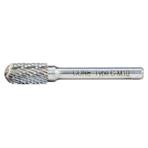 Cone Cone C Tipi Silindirik Oval Başlı Karbür Kalıpçı Frezeleri 12mm