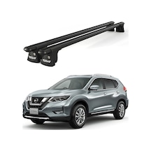 Trio-ı Nissan X-trail 2013 Ve Sonrası Uyumlu Siyah Kilitli Ara Atkı 120cm Port Bagaj Tavan Barı