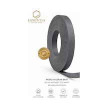 Mobilya Kenar Bant 20 Mm X 50 Metre Antrasit Ütü Bantı Melamin Kenar Bandı