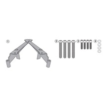 Givi Sr1190 Honda Pcx 125 10-21 Arka Çanta Taşıyıcı Tek Renk