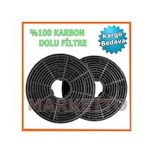 Marketto Silverline Uyumlu 3420 Classy Ankastre Davlumbaz Karbon Filtre