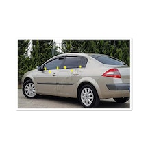 Renault Megane 2 Sedan Cam Çıtası 4 Kapı 2004 -2010 Paslanmaz