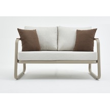 Rio İkili Koltuk - Kum Rengi Krem