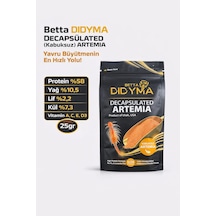 Betta Didyma Decapsulated Kabuksuz Artemia 25gr Anahtarlık Hediyeli