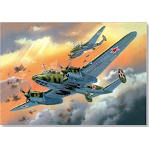 Cakasepetim Nostaljik Bombardıman Savaş Uçakları Çizim Ahşap Mdf Tablo