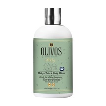 %100 Doğal Organik Zeytinyağlı Bebek Şampuanı - Saç ve Vücut İçin Nemlendirici 400 Ml