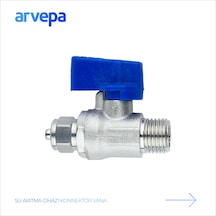 Arvepa Su Arıtma Cihazı Konnektör Vana - Ekstra Dayanıklı (Metal)
