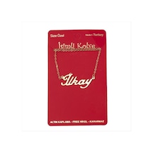 Hnrlıshp İlkay İsimli Kolye -sarı altın 42225605