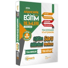 Kpss Eğitim Bilimleri Tüm Dersler Tek Kitap Soru Bankası Çözümü İçinde Anamorfik Yayınları