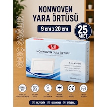 Ds Sağlık Nonwoven Yara Örtüsü 9cm 20cm 25'li