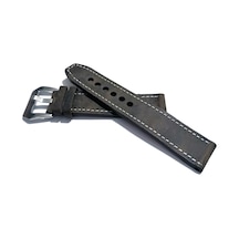 Fado& Fosil Uyumlu &her Saate Uyumlu Greyzi Deri Saat Kordonu 24 Mm 84 Gri Gri