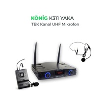 König K-311 Uhf 1 Yaka Telsiz Mikrofon