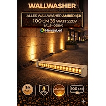 Alles Wallwasher Amber 100 Cm 36 Watt Als-1036a 220v Amber