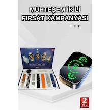 Dokunmatik Akıllı Saat Yeni Nesil Kulaklık Kampanyası Bluetooth Bağlantılı Anc Özelliği