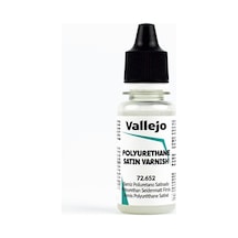 18 Ml. Satin Polyurethane Varnish Game Color Serisi Maket Boyası, Vallejo 72652 Standart