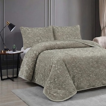 Soft Battaniye Çift Kişilik 220 X 240 Haki Yastık Kılıfı Hediyeli Haki