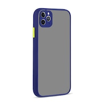 Zore İphone 11 Pro Max Uyumlu Ogaa Hux Kılıf-lacivert