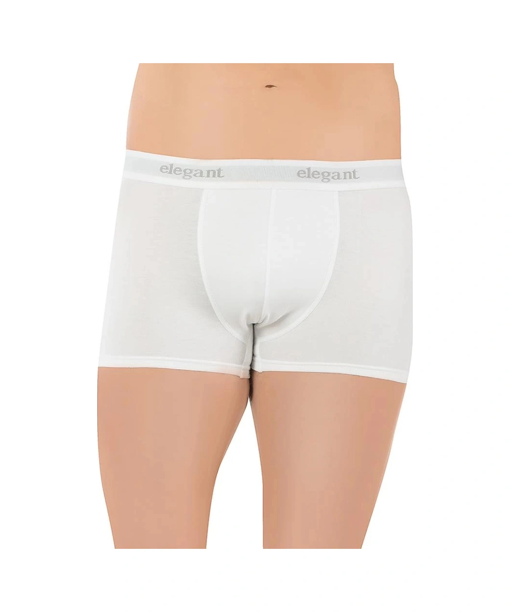 Elegant 1982 Erkek Bambu Boxer Beyaz