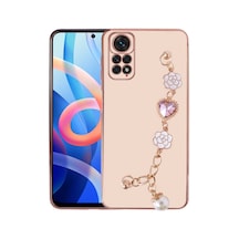 Zore Redmi Note 11s Global Kılıf El Tutamaçlı Kamera Korumalı Nvth Taka Silikon Kapak - Pembe