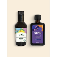 Ravla Mor Meyveli Karışım 330 G + Ravla Organik Zeytinyağı Bebek Çocuk Yüksek Polifenol 250 ML