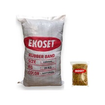 Kauçuk Büyük Boy Paket Lastiği 100mm 25 Kg