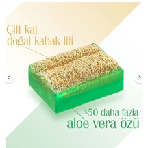 Agarta Doğal Aloe Vera Kabak Lifli Sabun 125 G