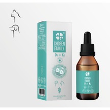 Chosen Family D3 + K2 50 Ml - Kedi & Köpek İçin Damlatılabilir Vitamin D3 K2, Diş & İskelet Sağlığı Solüsyonu