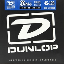 Dunlop DBN45125 Nickel Plated Steel Medium 5 Telli Bas Gitar Takı