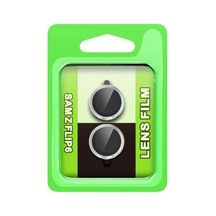 Samsung Galaxy Z Flip 6 Raze Metal Kamera Lens - Gümüş -