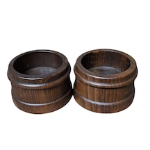 Khozak Ahşap İkili Çerezlik Set