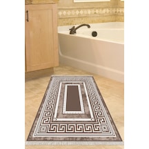 Eko Trend Djt Banyo Paspası Yıkanabilir Kaymaz Taban 651m Modern Kahve
