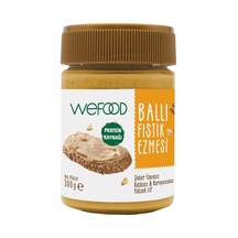 Şekersiz Ham Ballı Fıstık Ezmesi 300 Gr