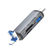Ayrex Usb Otg Kart Okuyucu Type-c To Usb Uçlu Pc Bilgisayar Ve Notebook Uyumlu Mikro Sd Kart Okuyucu Usb A To Usb Cads-
