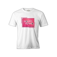 Squid Game - Logo Beyaz Erkek Tshirt