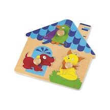 Classic World Ahşap Geometrik Yapboz - Ev