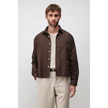 Antioch Boxy Fit Erkek Gömlek A26y10151 Kahve