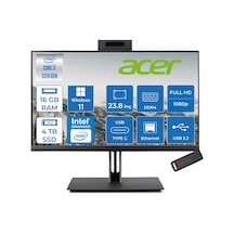 Acer Veriton 4000 VZ4714GT-B660 DQ.R03EM.00GP10 i7-13700 16 GB 4 TB SSD 23.8" W11P AIO Masaüstü Bilgisayar
