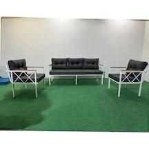 3+1+1 Beyazprofil Bahçe,balkon,teras,cafe,çay Seti,oturma Grubu,koltuk Takımı,ofis Koltuğu Antrasit