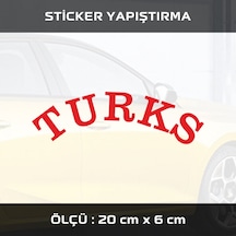 TÜRK YAZI sticker etiket araba  motosiklet uyumlu