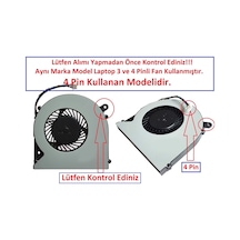 Toshiba Uyumlu Satellite L50D-A5172Fm. L50T-A013 Fan 4 Pin
