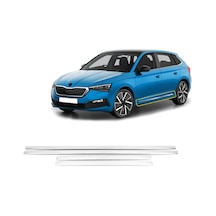 Nova Krom Skoda Scala Krom Kapı Koruma Çıtası 4 Prç. 2019 Üzeri.