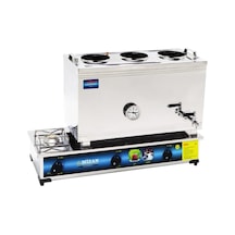 Mizan 60 Lık Tüplü 40 Litre 3 Demlikli Çay Kazanı