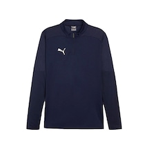Puma Teamfinal Training 1/4 Zip Erkek Futbol Antrenman Uzun Kollu Üst 65855106 Lacivert